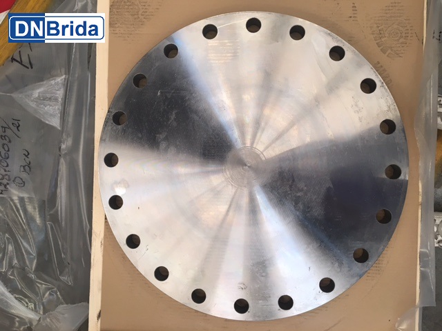 Brida ciega EN-1092-1 type 05<br>DN500 PN16 tipo A<br>Material: acero al carbono P250GH fabricación forjada