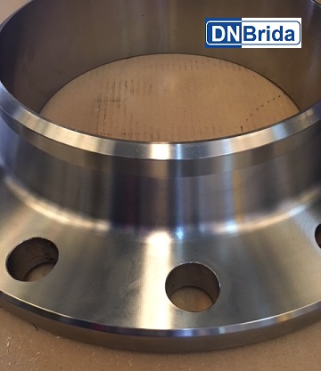 Brida con cuello EN-1092-1 type 11<br>DN250 PN25<br>Material: acero inoxidable AISI-316L